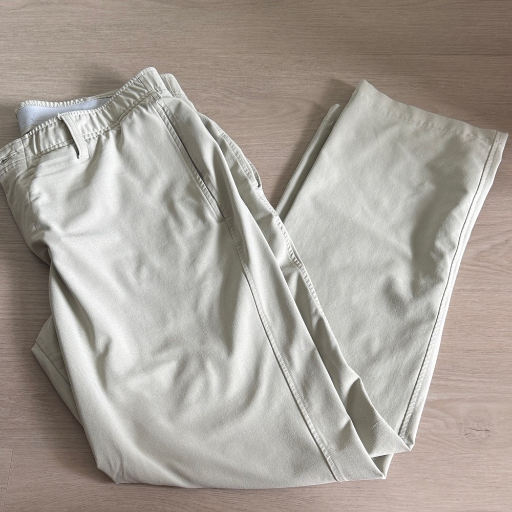 Men's Cream Golf Pants